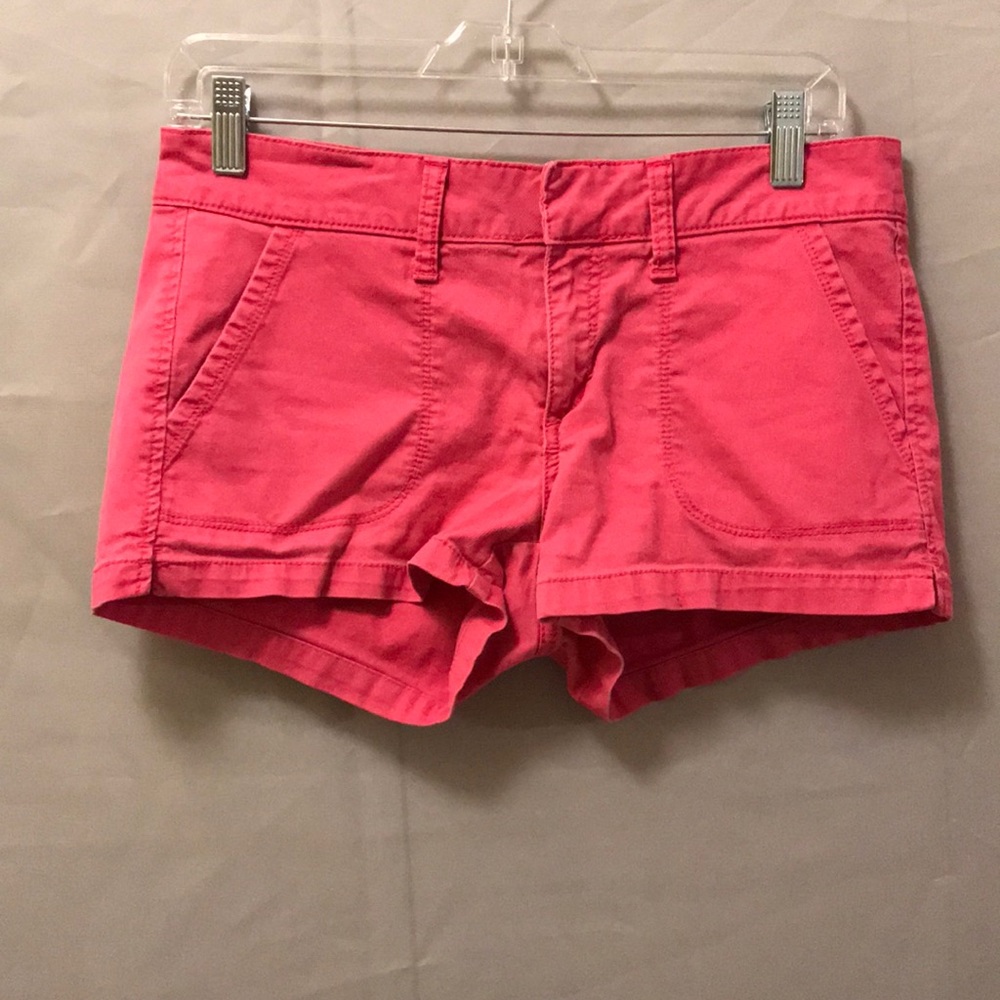 Hot pink short shorts